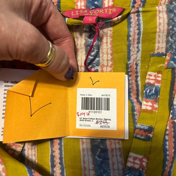 Lisa Cortez NWT caftan dress size L - Picture 8 of 10